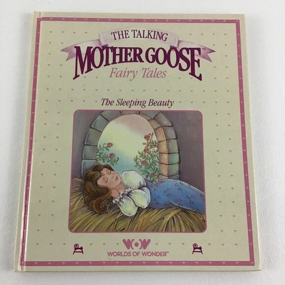 The Talking Mother Goose Fairy Tales Book The Sleeping Beauty Worlds Of Wonder - Picture 1 of 2